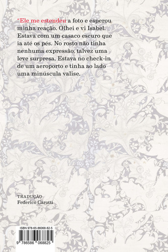 Para Isabel Uma Mandala, De Tabucchi, Antonio. Editorial Estação Liberdade, Tapa Mole, Edición 1 En Português, 2024