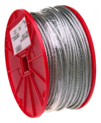 Galvanized Steel Wire Rope On Reel 7x7 Strand Core 3 32...