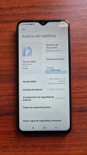 Xiaomi Redmi Note 8 Pro 6 Gb Ram 64 Gb Dark Blue Dual Sim Azul Marino (Usado)