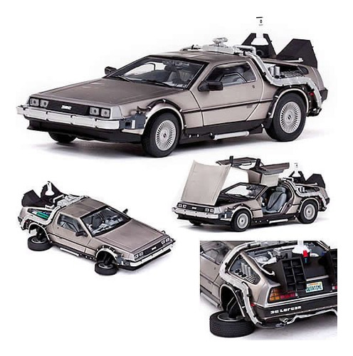 De Lorean Volver Al Futuro 1/18 Back To The Future 2