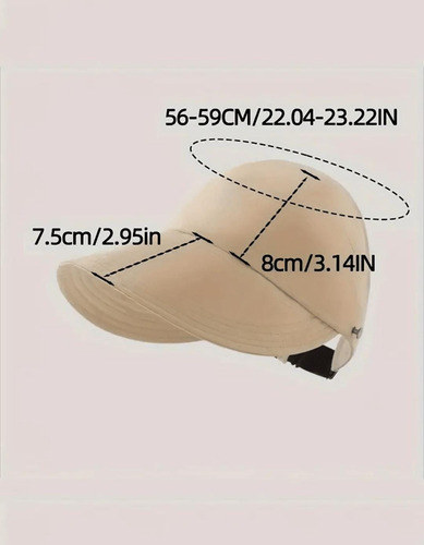 Set 2 Sombreros De Ala Ancha Para Mujer 0894 Beige Unitalla