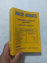 Comprar Libro Análisis Matematico Problemas Y Ejercicios Resueltos