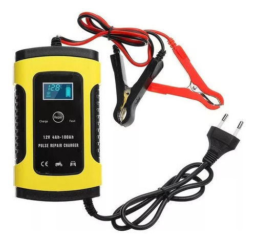 Cargador Smart Battery Auto Moto Con Pantalla De 4-6 Ah, 220