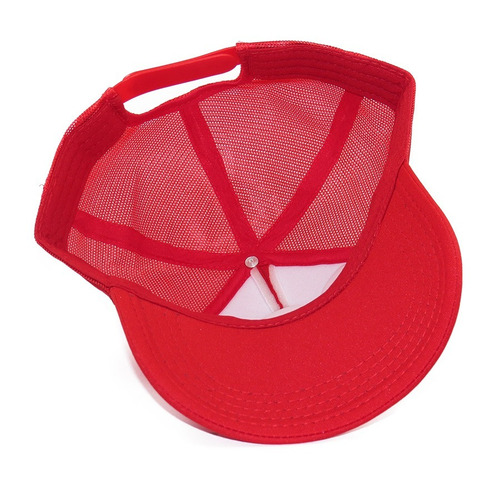 Imagem 4 de 4 de Boné Zero18 Aba Curva Snapback Trucker Premium Vermelho