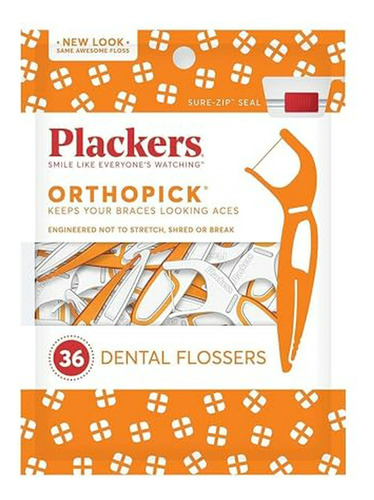 Filo Dental Ortodóncico Plackers