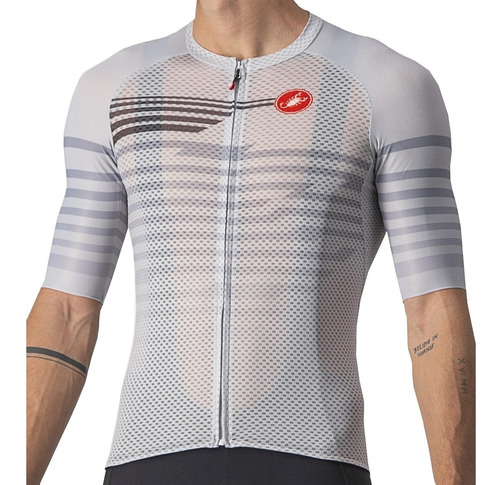 Camisa Ciclismo Castelli Men - Climber's 3.0 Sl Silver Gray