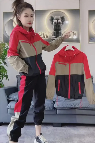 Chaqueta De Protección Solar Con Capucha Para Mujer, Casual,