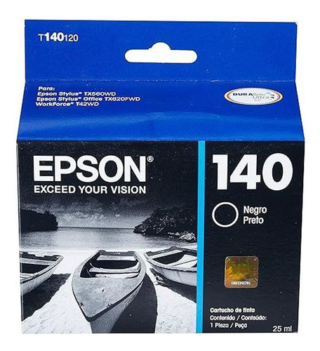 Tinta Epson Negro 140 Stylus T42wd Tx560wd Tx620fwd