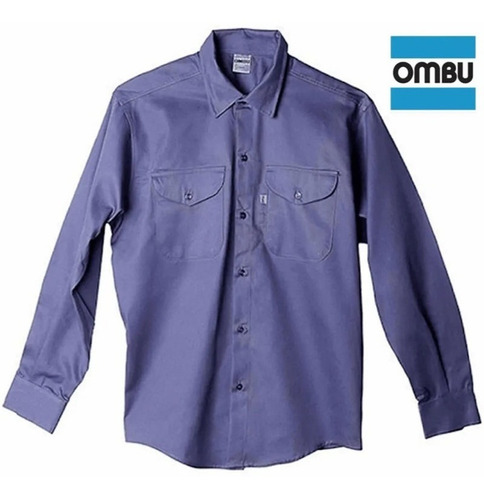 Camisa De Trabajo Ombu Talle 50 Al 54 100% Algodón Original