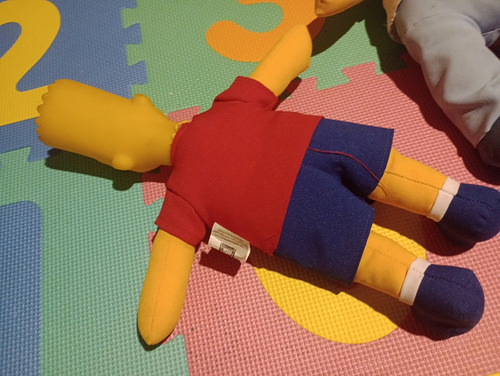 Bart Simpson Muñeco Cabeza De Goma (Usado)