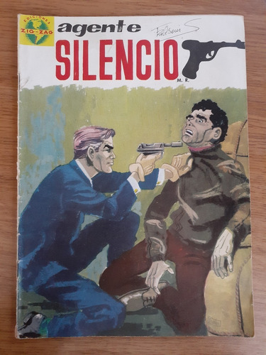 Cómic Agente Silencio Año 1 Número 6 Editora Zig Zag 1966