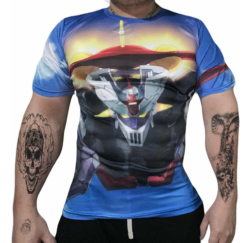 Mazinger Z Playera Casual Moda Padrisima Comoda 3d Estampado