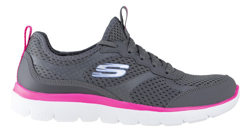 Tenis Running Mujer Skechers Sport 149535 Gris Multicolor