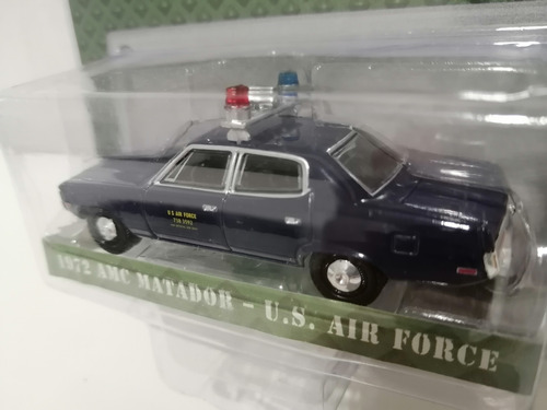Greenlight 1972 Amc Matador Us Army Force 1 64 Azul (Usado)