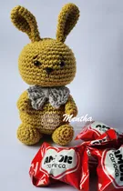 Comprar Amigurumis Crochet Pack Pascua Conejo + 4 Bombones
