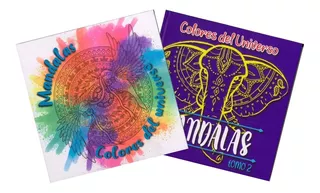 Libros De Mandalas Pasta Dura Para Colorear Tomos I Y Il