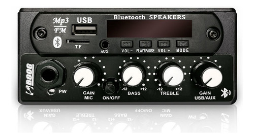 Som automotivo Boog Mixer com USB e bluetooth