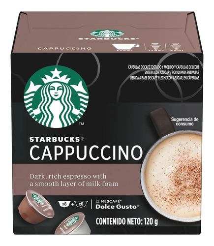 Cápsulas De Café Starbucks Cappuccino X3 Cajas | Cuotas sin interés