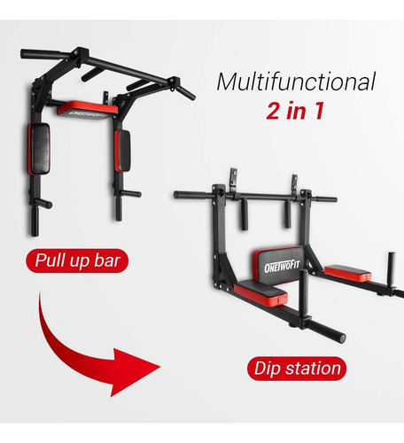 Barra Dominadas Ejercicios Multifuncional Pared Gym 8 En 1