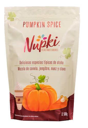 Imagen 2 de 10 de Pumpkin Spice 500g + Harina Almendra 400g + Harina Coco400g