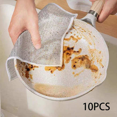 10 Uds. De Toallas De Alambre Para Platos, Trapos Para Lavar