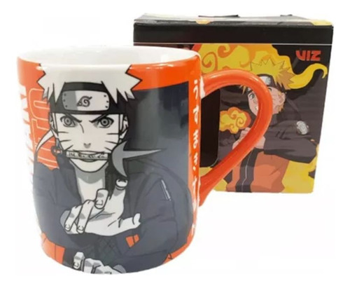 Caneca Porcelana Naruto Anime Presente Decorativa Geek Nerd