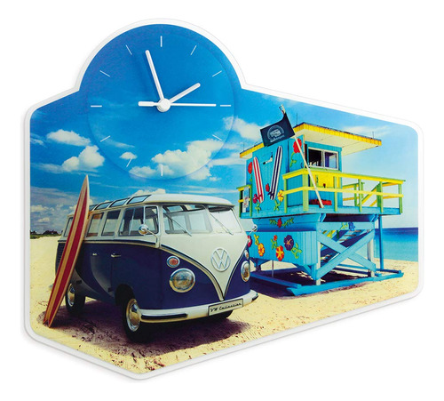 Reloj Pared Para Volkswagen Samba Bus T1 Camper Van Diseño