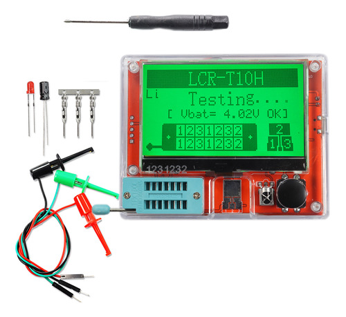 Medidor De Resistencia De Transistor Lcr-t10h Con Pantalla D