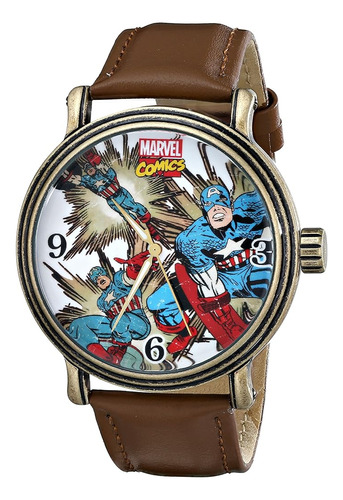 Marvel Men's W001759 The Avengers Capitán América Analógico-