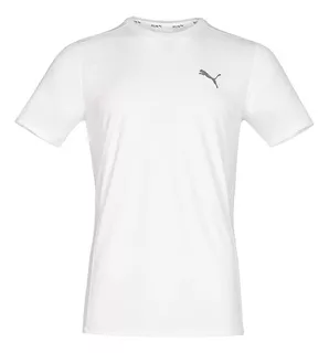 T-shirt Caballero Puma 52315002 Poliester Blanco