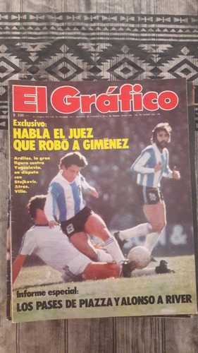 El Grafico 3013 5/7/1977 Argentina Yugoslavia Alonso Piazza