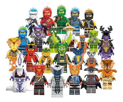 Bonecos Blocos De Montar Poder Da Máscara Oni Ninjago