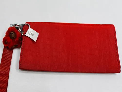 Cartera Kipling Monedero Mujer Rojo Original Rubi Ac8150