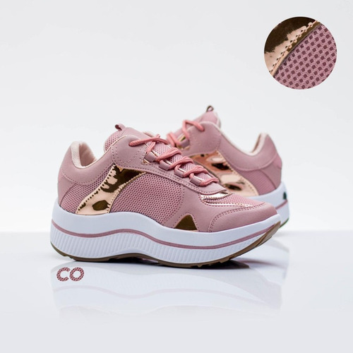 Tenis Zapatos De Plataforma Altos De Dama, Mujer