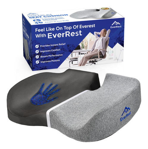 Everrest Cojin De Asiento Para Silla De Oficina De Tamano Gr