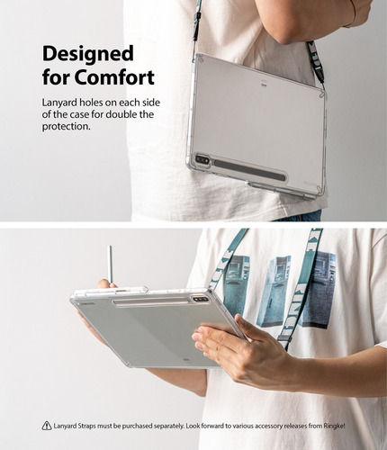 Imagen 3 de 7 de Funda Para Samsung Galaxy Tab S8 & Tab S7 Ringke Fusion