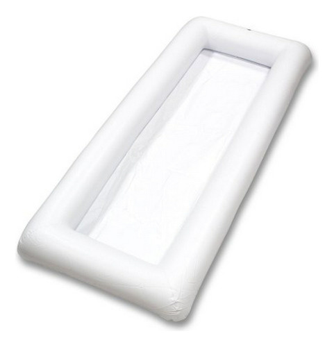 Barra Inflable Para Ensaladas Y Servir, Blanca, 51 L X 25 W 