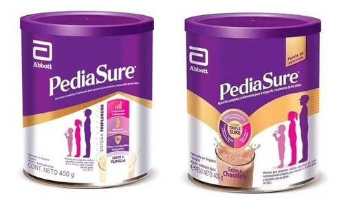 Pediasure Mix Suplemento X 400 Gr Chocolate - Vainilla