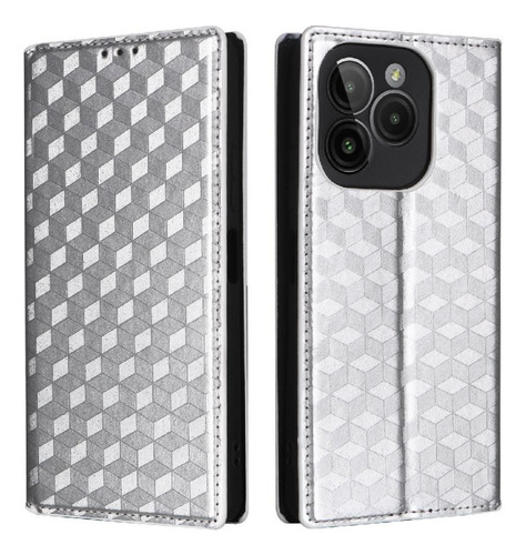 Funda For Blu Bold K10 Cierre Magnético Patrón 3d Tarjeta