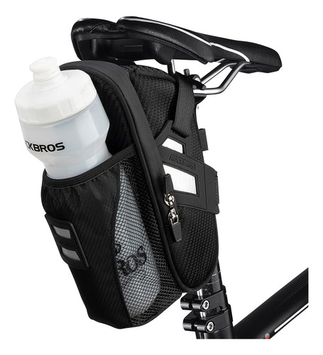 ~? Rockbros Bike Saddle Bags Con Bolsa De Botella De Agua Bo