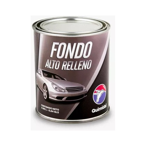 Quimicolor Fondo Alto Relleno Automotriz Gris 1/4 C001741