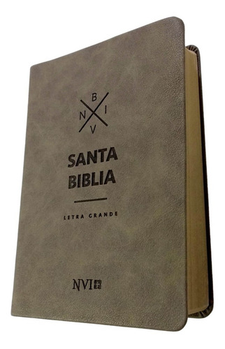 Biblia Nvi - Mediana - Tapa Blanda Color Madera