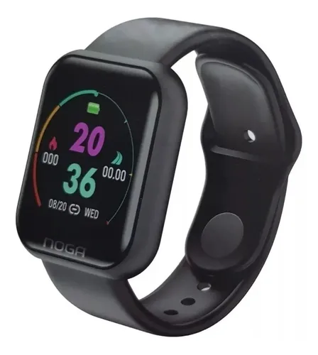 Smartwatch Reloj Inteligente Smart Band Mujer Homb Noga Sw04 Color de la  caja Blanco Color de la malla Negro Color del bisel Negro