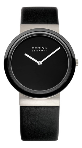 Bering Time -442 - Reloj De Piel De Becerro (cerámica), Co.