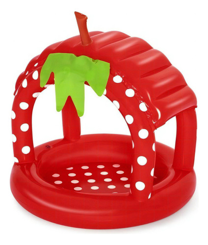 Pileta Inflable Con Techo Con Protección Uv+50 Bestway 52387 Color Rojo