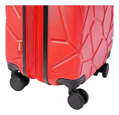 Valija Wilson Carry On Chica Cabina 20pu Viaje Balija Maleta Color Rojo Lisa