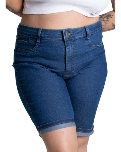 Bermuda Jeans Sawary Plus Size - 276165