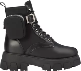 Botas Rockera Mujer Agujeta Moda Robustas Urbano