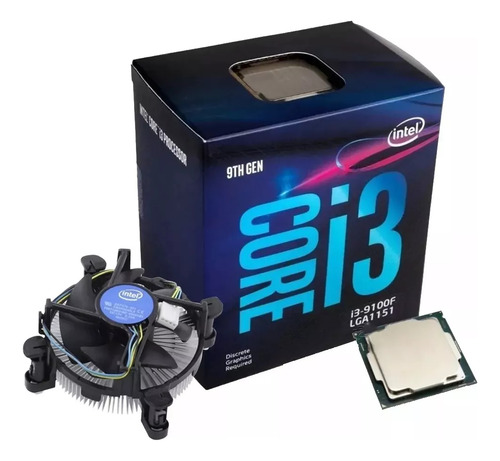 Processador 1151 Core I3 7100 3.9ghz/3mb C/ Cooler E Pasta!