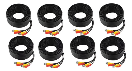 8 Cables Siames Bnc 18 Metros Cctv Interior/exterior